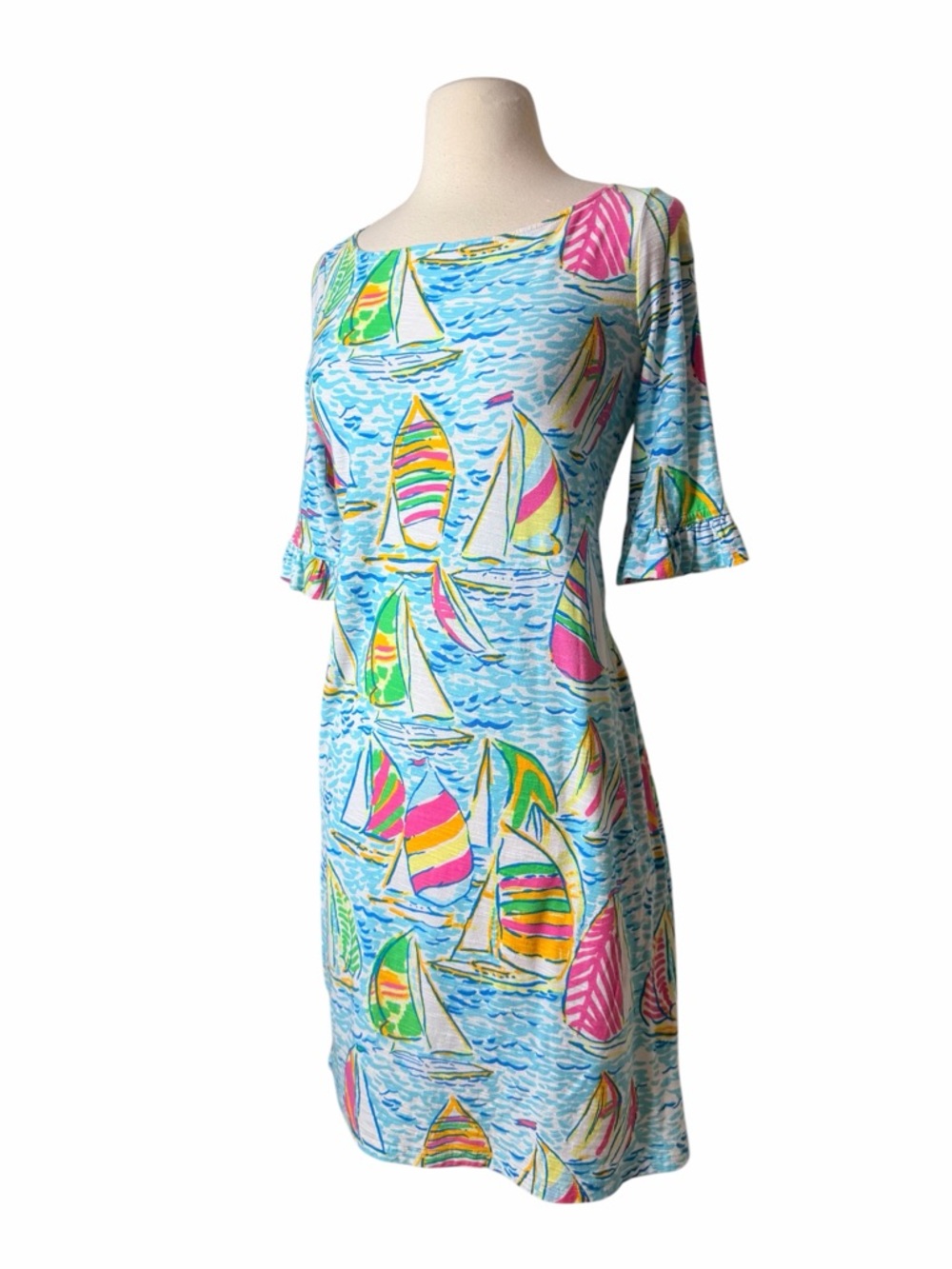 LILLY PULITZER THE GOTTA REGA DRESS.